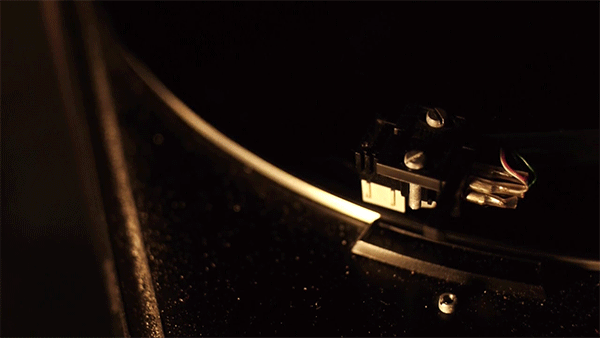 Record player cinemagraph