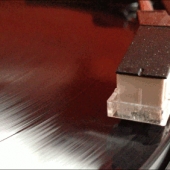 Closeup cartridge vinyl