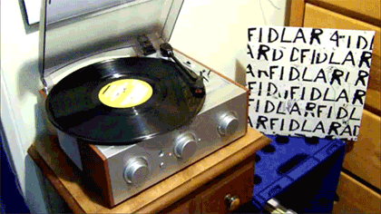 Fidlar spinning vinyl