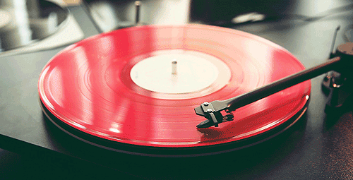 Red color vinyl