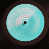 Fast spinning vinyl label