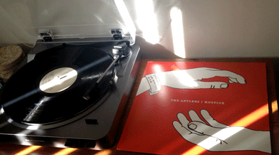 Listening to The Antlers - Hospice vinyl