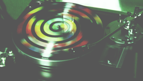 Spiral picture disc