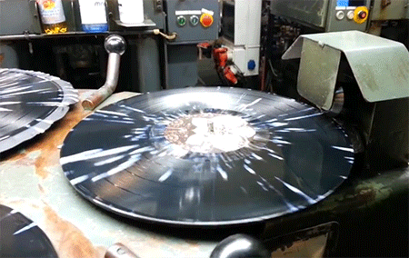 Splatter Color Vinyl Process